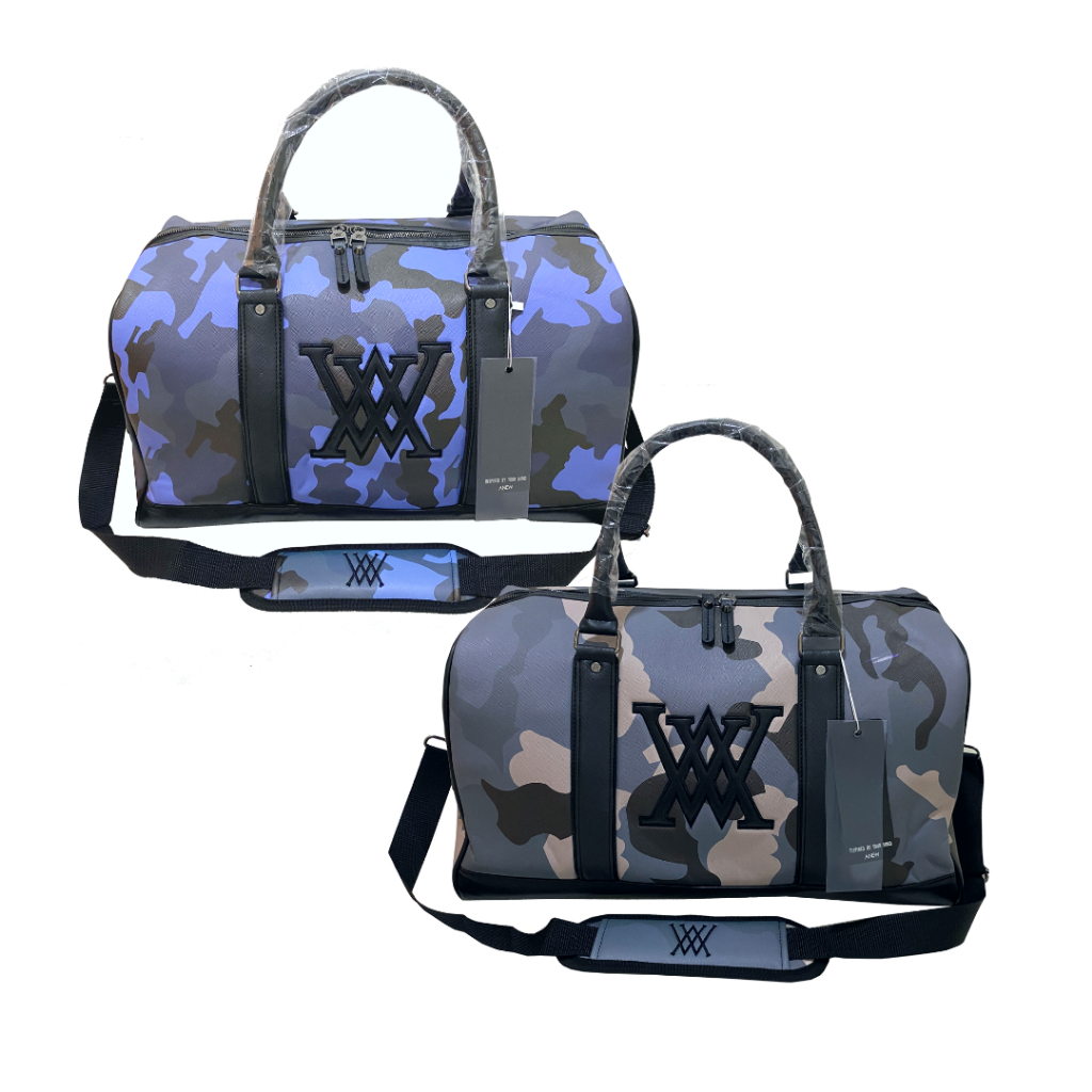 Túi Xách Golf Da Hoạ Tiết Camo Thời Trang Du Lịch Ngăn Chứa Rộng - Boston Bag
