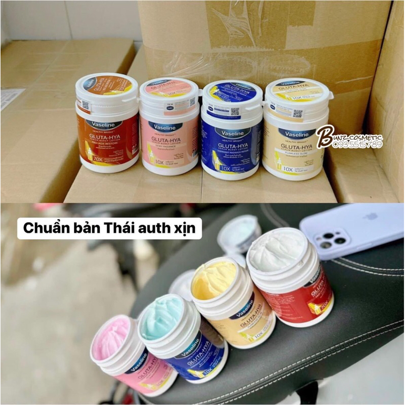 Dưỡng thể kích trắng, bật tone siêu nhanh Vaseline