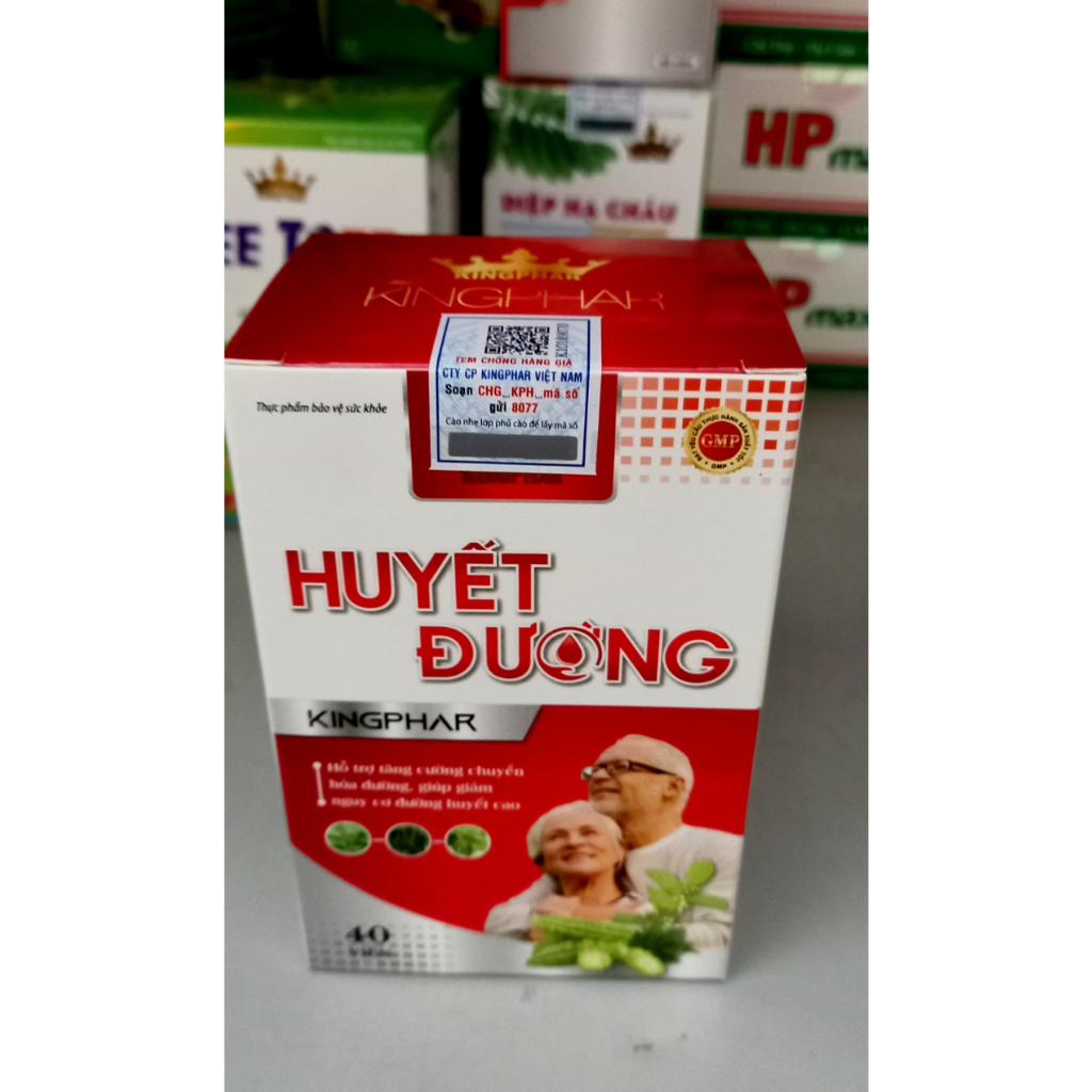 Viên uống Huyết Đường Kingphar - Giúp kiểm soát đường huyết , giảm đường huyết , giảm nguy cơ biến chứng tiểu đường.