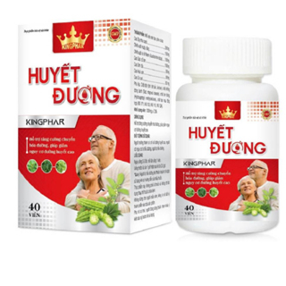 Viên uống Huyết Đường Kingphar - Giúp kiểm soát đường huyết , giảm đường huyết , giảm nguy cơ biến chứng tiểu đường.