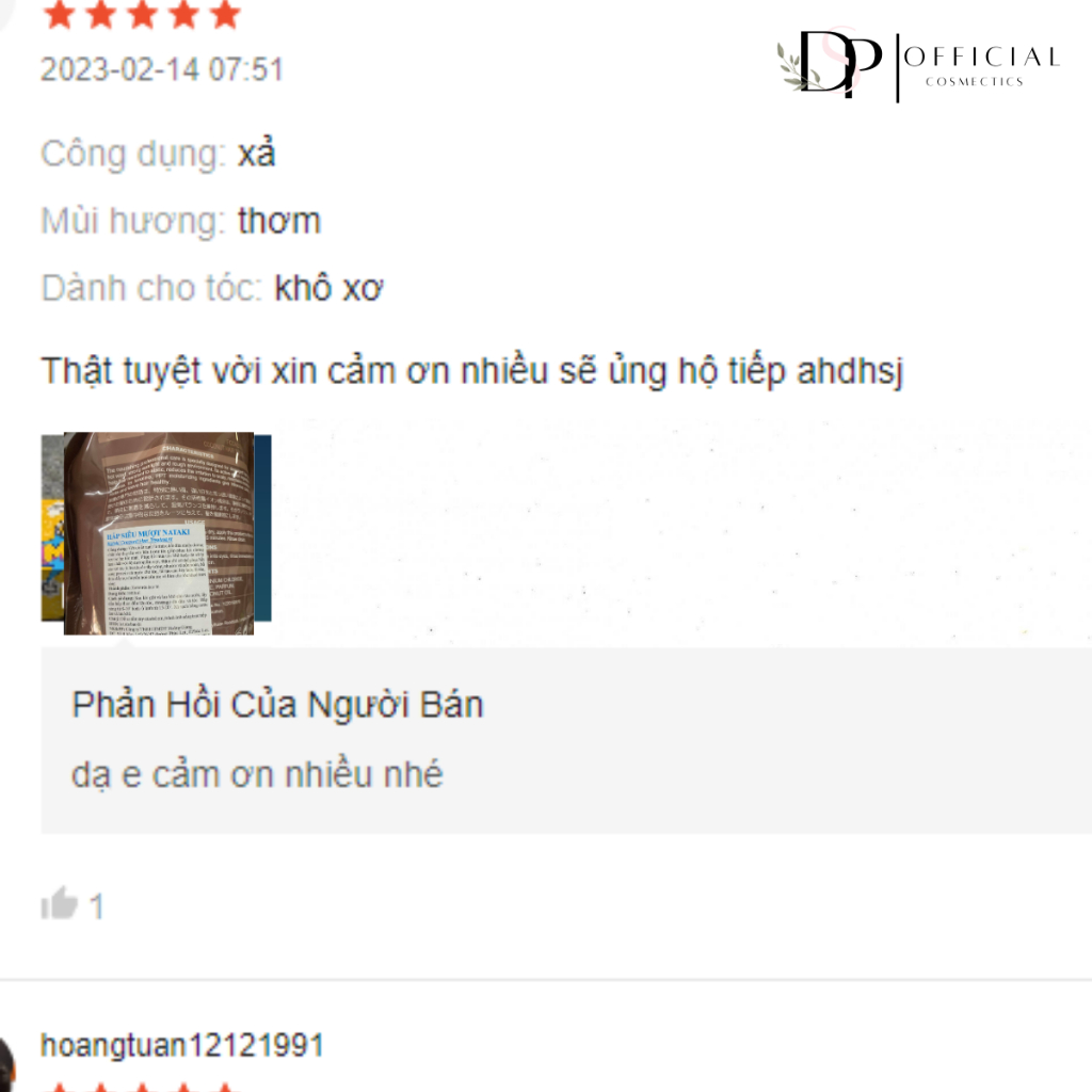 Kem Hấp Ủ tóc siêu mượt NATAKI COLLAGEN 1000ml