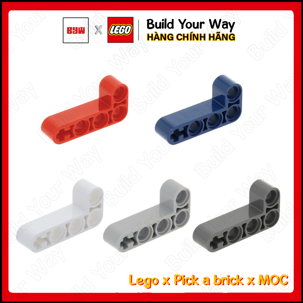 Gạch Lego chính hãng Technic thanh gập hình 2 x 4 / Part 32140: Technic, Liftarm, Modified Bent Thic