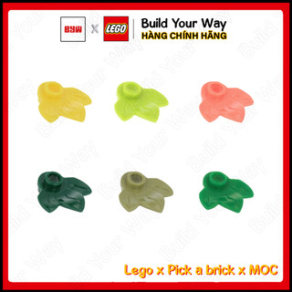 Gạch lego chính hãng tròn 1x1 3 lá / part 32607: plant plate, round 1 x 1 with 3 leaves