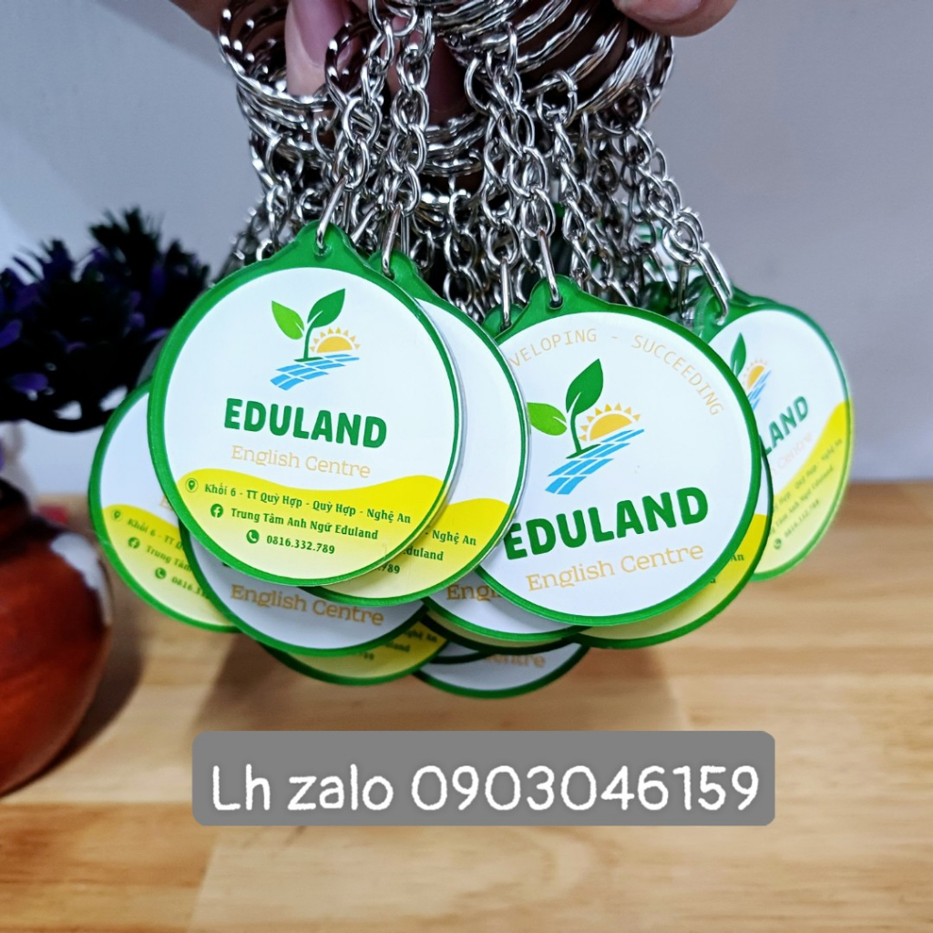 Móc khóa logo - Móc khóa in logo thương hiệu, doanh nghiệp - Thiết kế theo yêu cầu - LH 0903046159