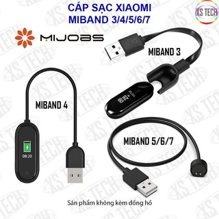 Cáp sạc Mijobs cho Xiaomi Miband 3 4 5 6 7
