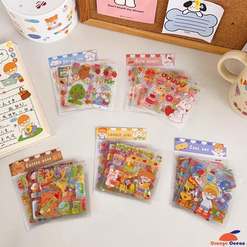 Set sticker 25 tấm trang trí dễ thương