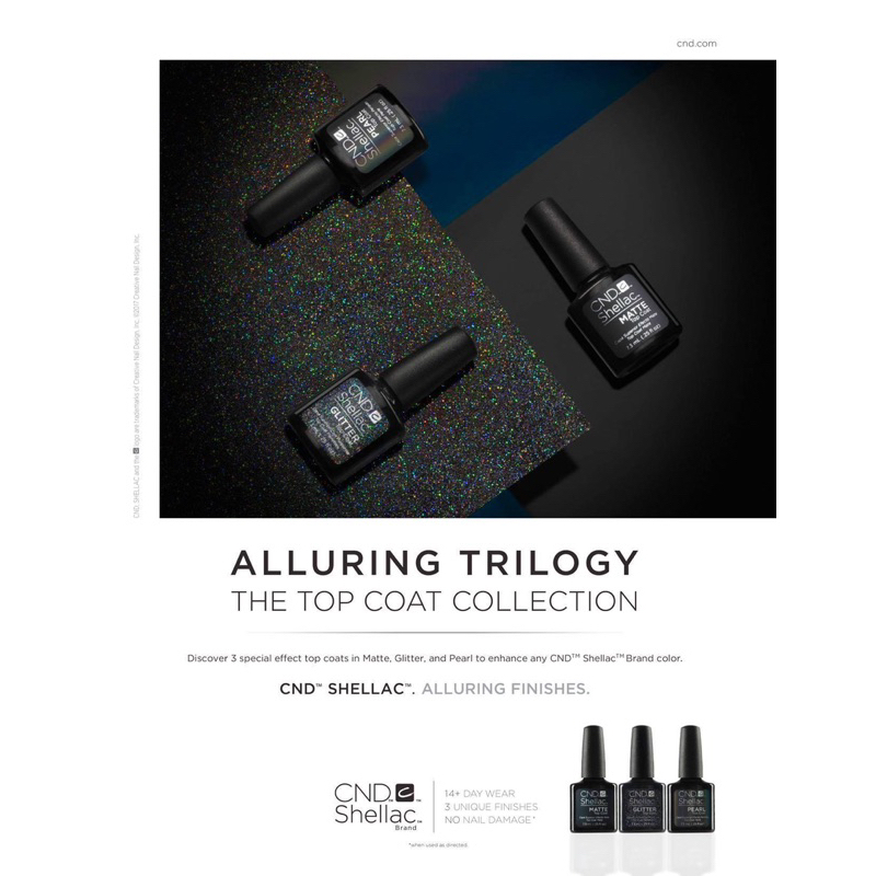 Top hiệu ứng CND Shellac Top Coat