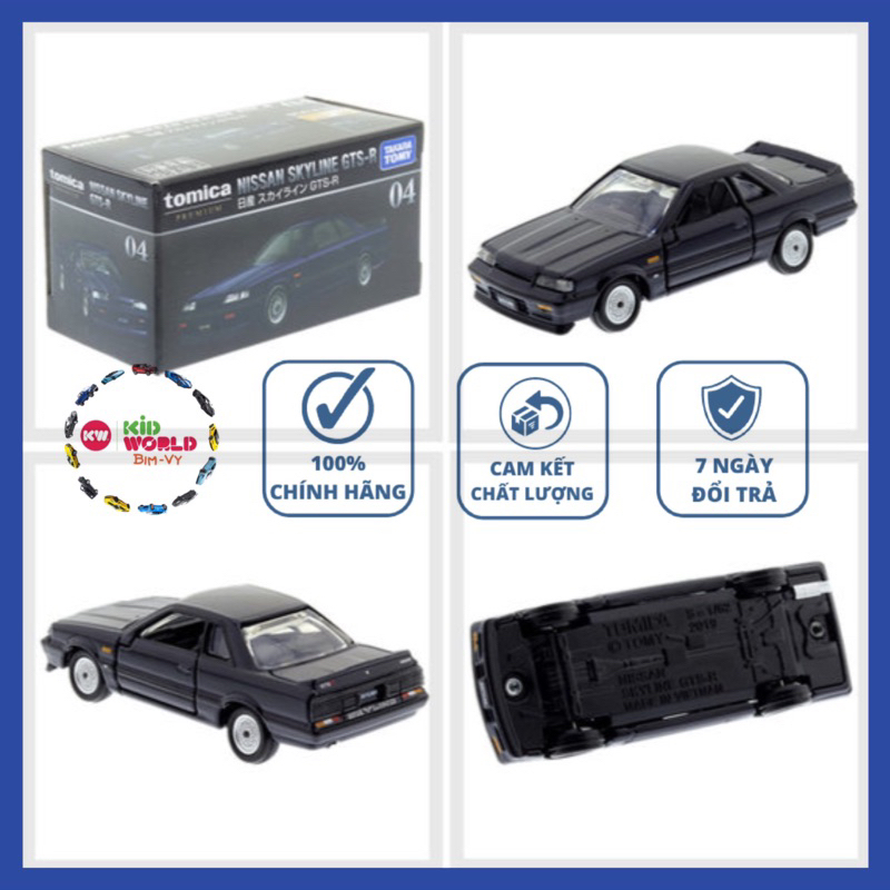 Xe mô hình Tomica Box Premium Nissan Skyline GTS-R. MS: 590. Tỷ lệ 1:62.