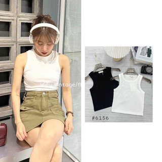 Áo crt 3 lỗ vải tăm gân cotton Maia 6156