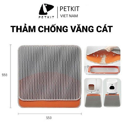 Thảm Chống Văng Cát Petkit Dành Cho Máy Vệ Sinh Tự Động Pura X, Pura Max