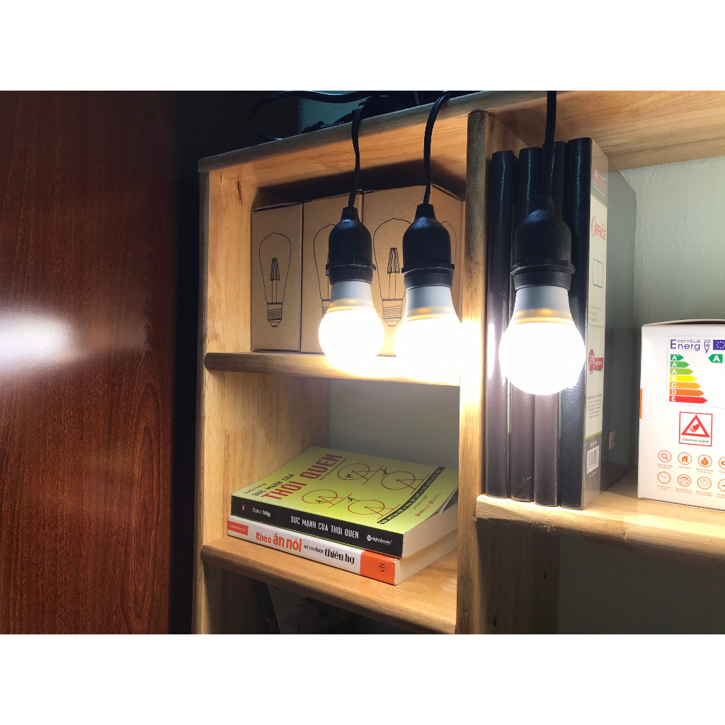 Bóng Búp Led Tròn 3w 5w 7w 9w 12w 18w kín nước dùng treo ngoài trời