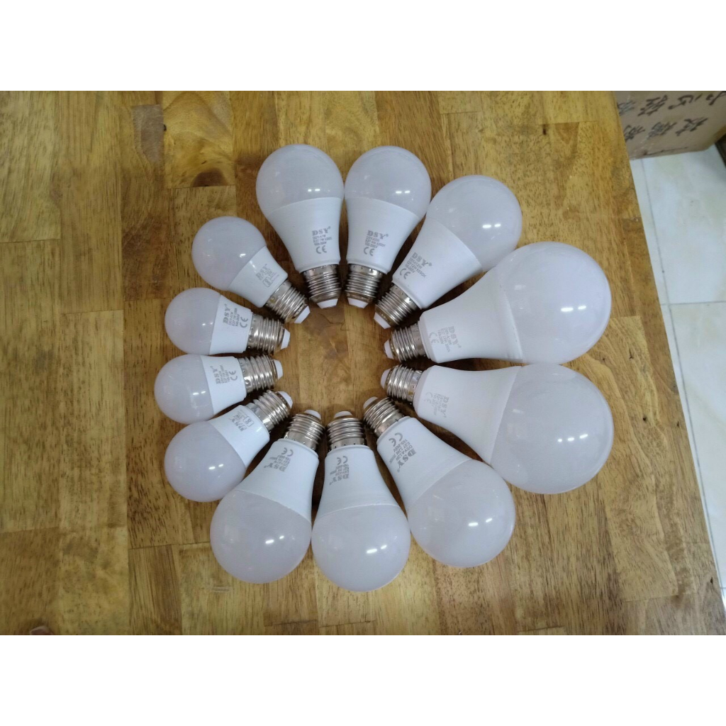 Bóng Búp Led Tròn 3w 5w 7w 9w 12w 18w kín nước dùng treo ngoài trời