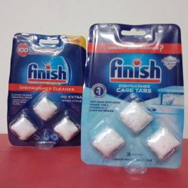 Viên vệ sinh máy rửa bát Finish Vỉ 4 viên