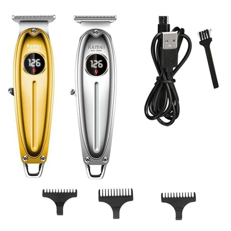 Tông đơ bấm viền Kemei KM - 1948 lưỡi mỏng sắc bén, bấm sát và sắc nét.