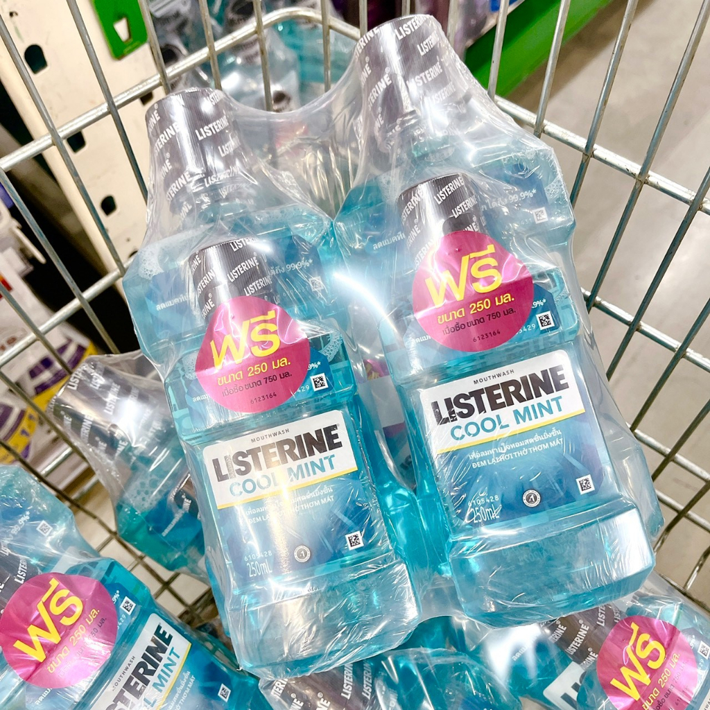 Lốc 2 Chai Nước Súc Miệng Listerine Thái