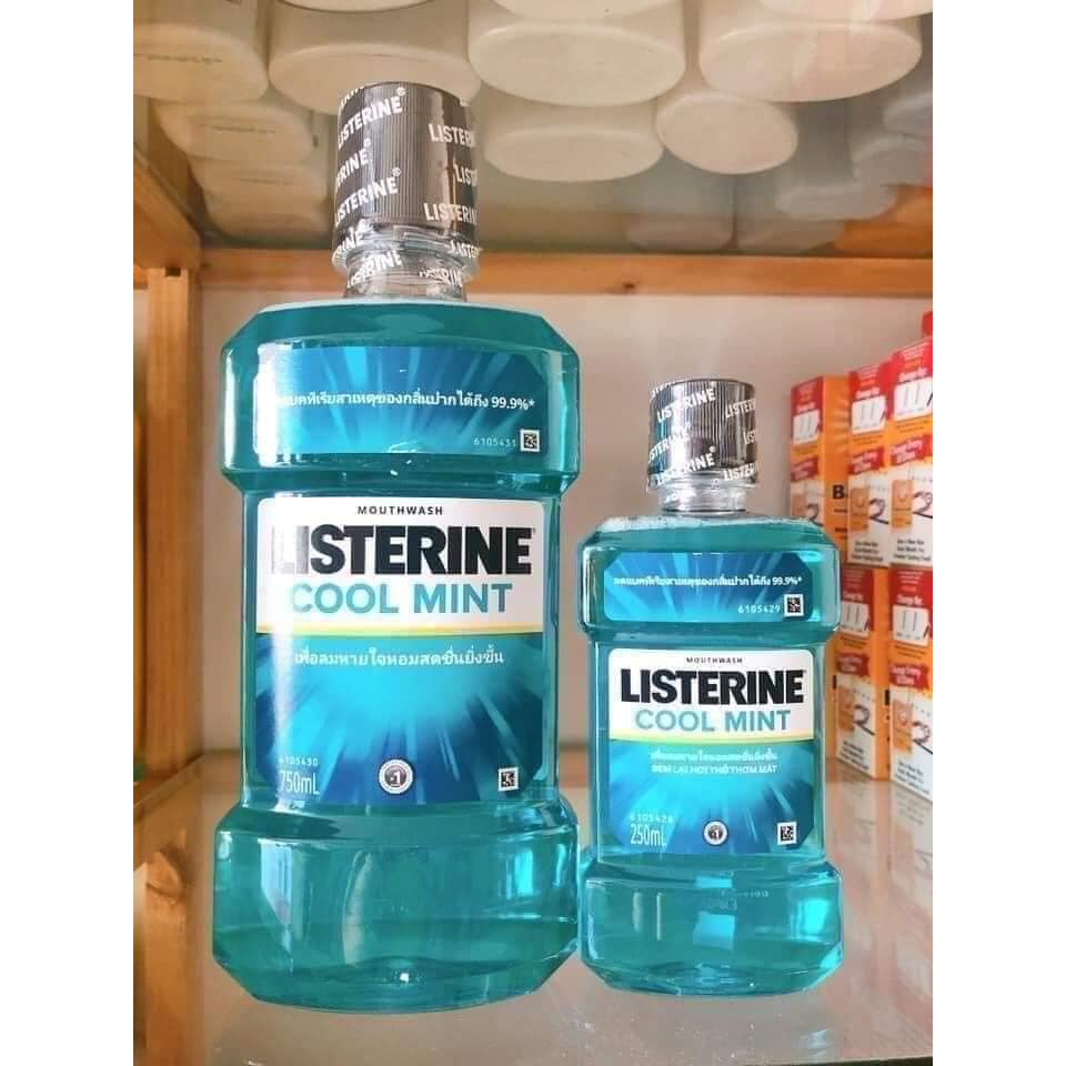 Lốc 2 Chai Nước Súc Miệng Listerine Thái