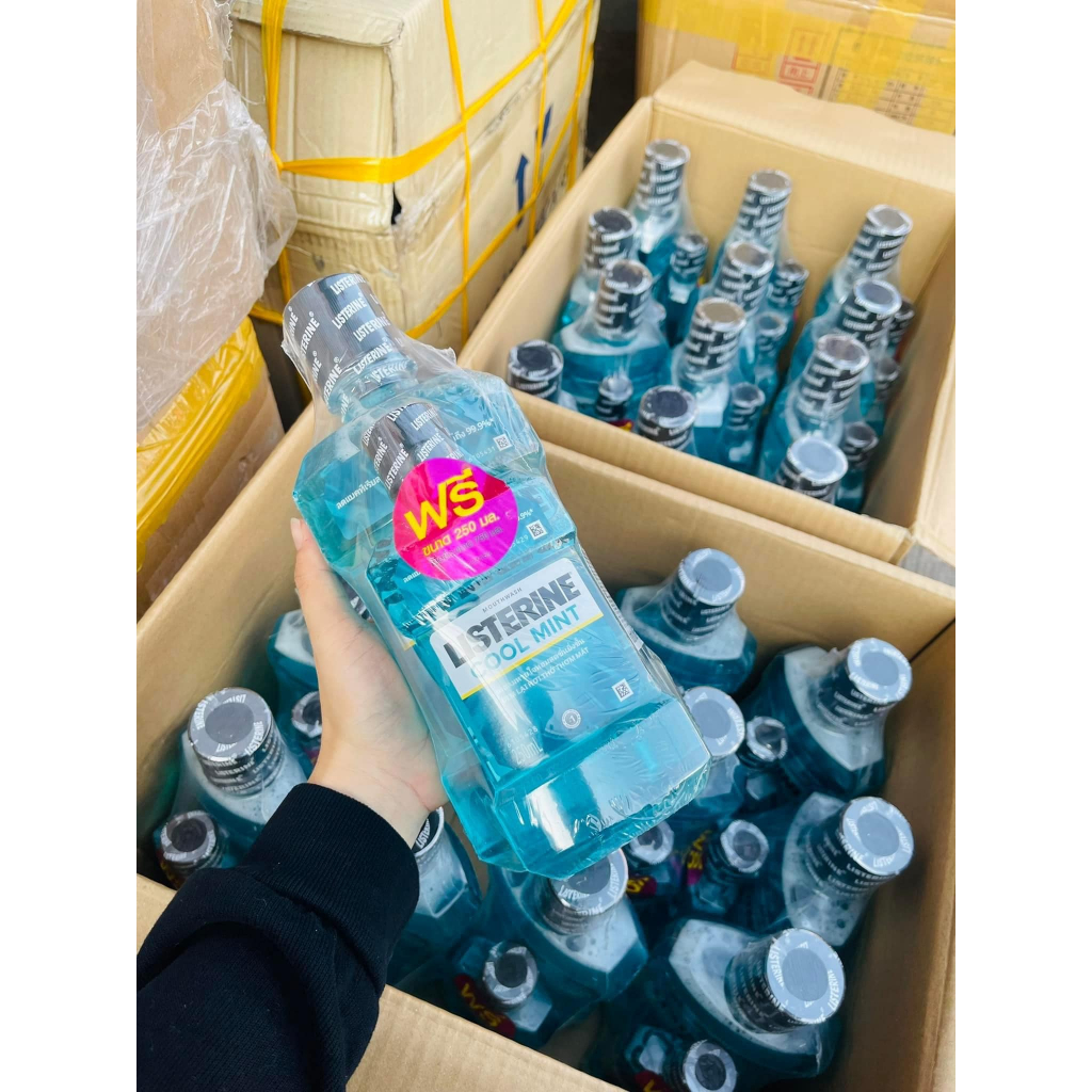Lốc 2 Chai Nước Súc Miệng Listerine Thái