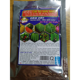 Phân bón lá đạm sinh học CHI TO SAN Nhật - bảo vệ cây ngay từ đầu - gói 50 ml