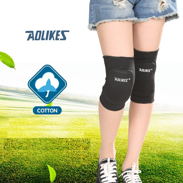 Băng gối bảo vệ có đệm đầu gối AOLIKE 0219 cho nữ Cao Cấp
