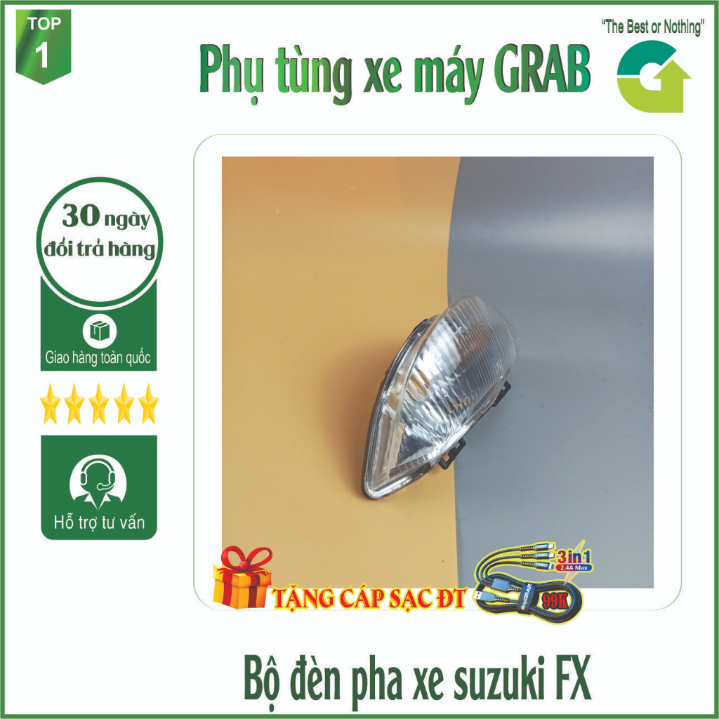 Đèn pha  Nắp xi nhan trước sau Nắp đèn hậu gắn xe SUZUKI FX125-1836