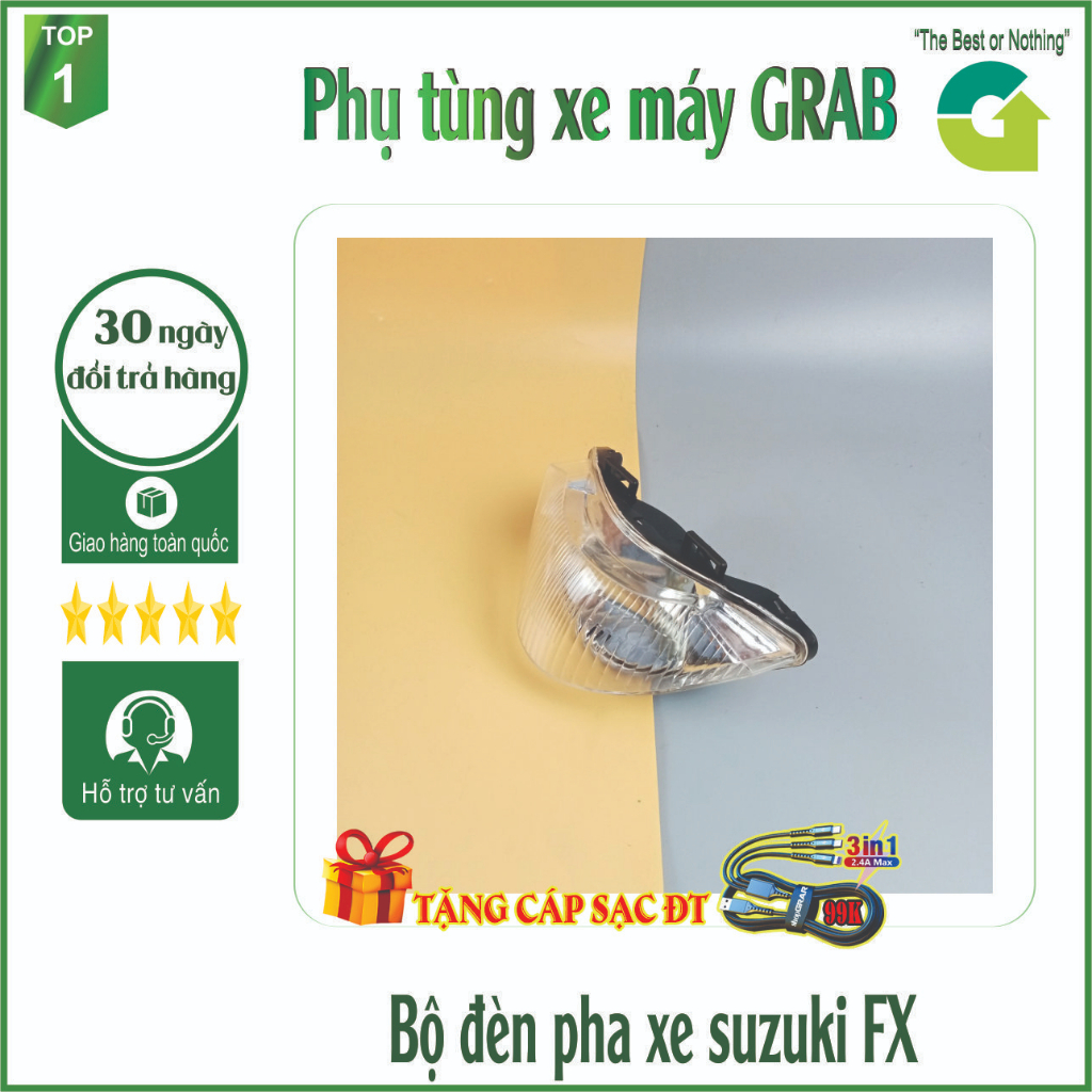 Đèn pha  Nắp xi nhan trước sau Nắp đèn hậu gắn xe SUZUKI FX125-1836