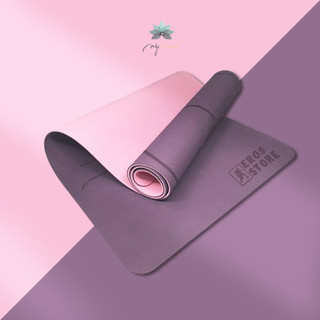Thảm Tập Yoga 8MM Định Tuyến TPE Cao Cấp Chống Trượt Chính Hãng Eros Store