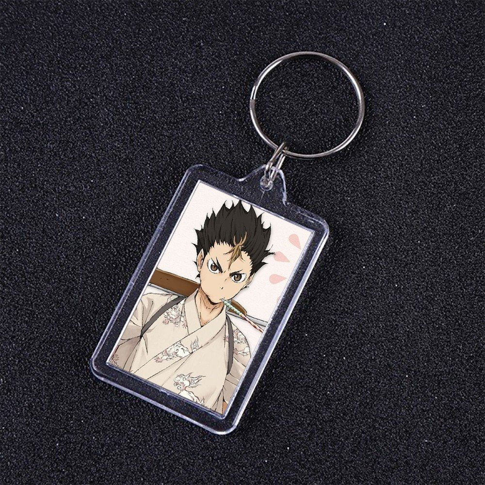 Móc khóa mica IN HÌNH HAIKYUU!! Vua Bóng Chuyền ver ĐỒNG PHỤC anime chibi xinh xắn dễ thương