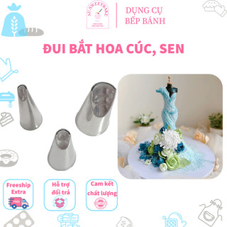 Đui bắt kem hoa cúc, sen 0.6, 0.8, 1.5cm au.sweetbake