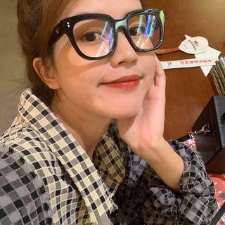 Kính mắt thời trang nam nữ unisex tròng không độ chống ánh sáng xanh, chống tia UV