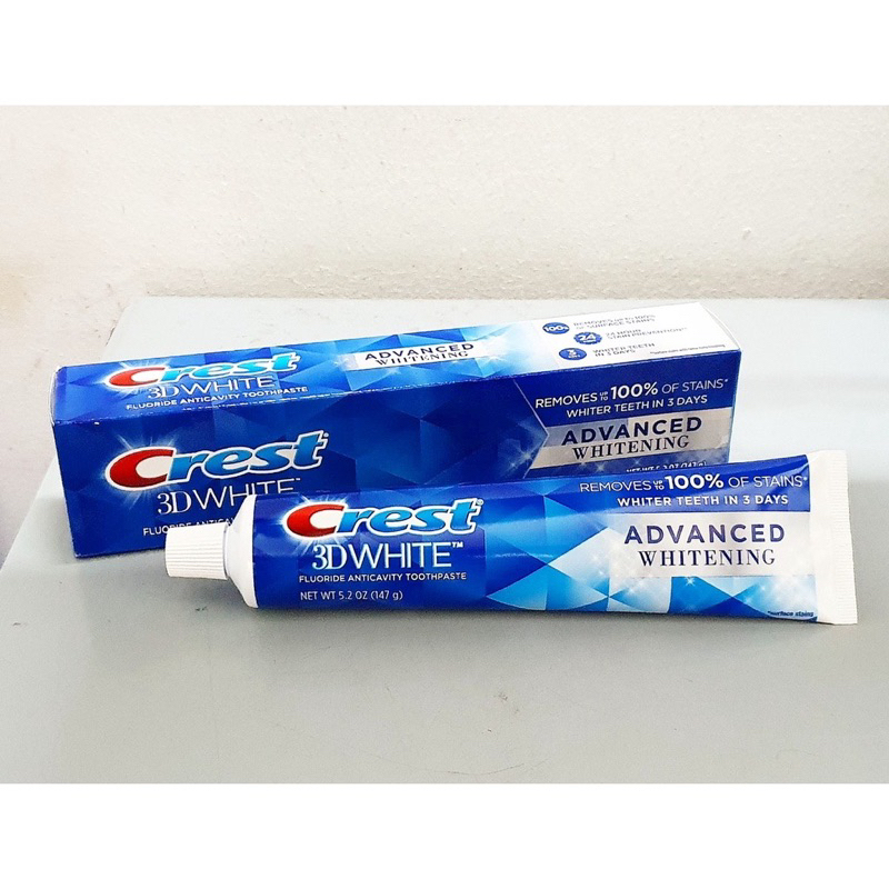 Lốc 5 tuýp Kem đánh răng Crest 3D 147g White Advanced Triple Whitening