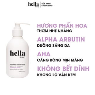 Kem body trắng da Alpha Arbutin Hella Beauty 200g