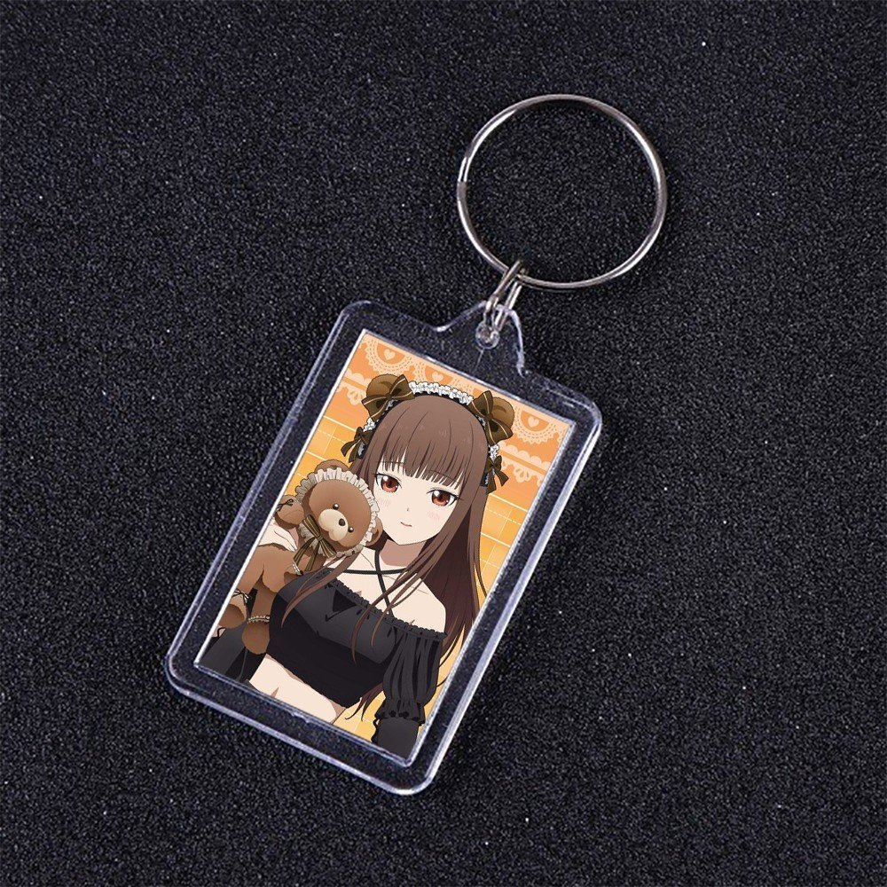 Móc khóa mica IN HÌNH LOVE IS WAR CUỘC CHIẾN TỎ TÌNH ver TRÁI TIM anime chibi xinh xắn dễ thương