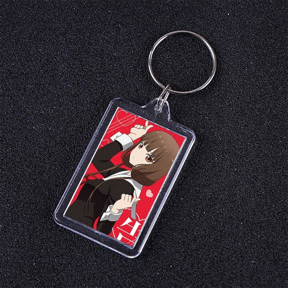 Móc khóa mica IN HÌNH LOVE IS WAR CUỘC CHIẾN TỎ TÌNH ver TRÁI TIM anime chibi xinh xắn dễ thương