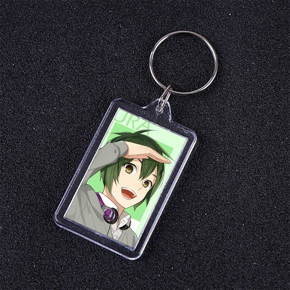 Móc khóa mica IN HÌNH HORIMIYA ver NỀN MÀU SẮC anime chibi xinh xắn dễ thương