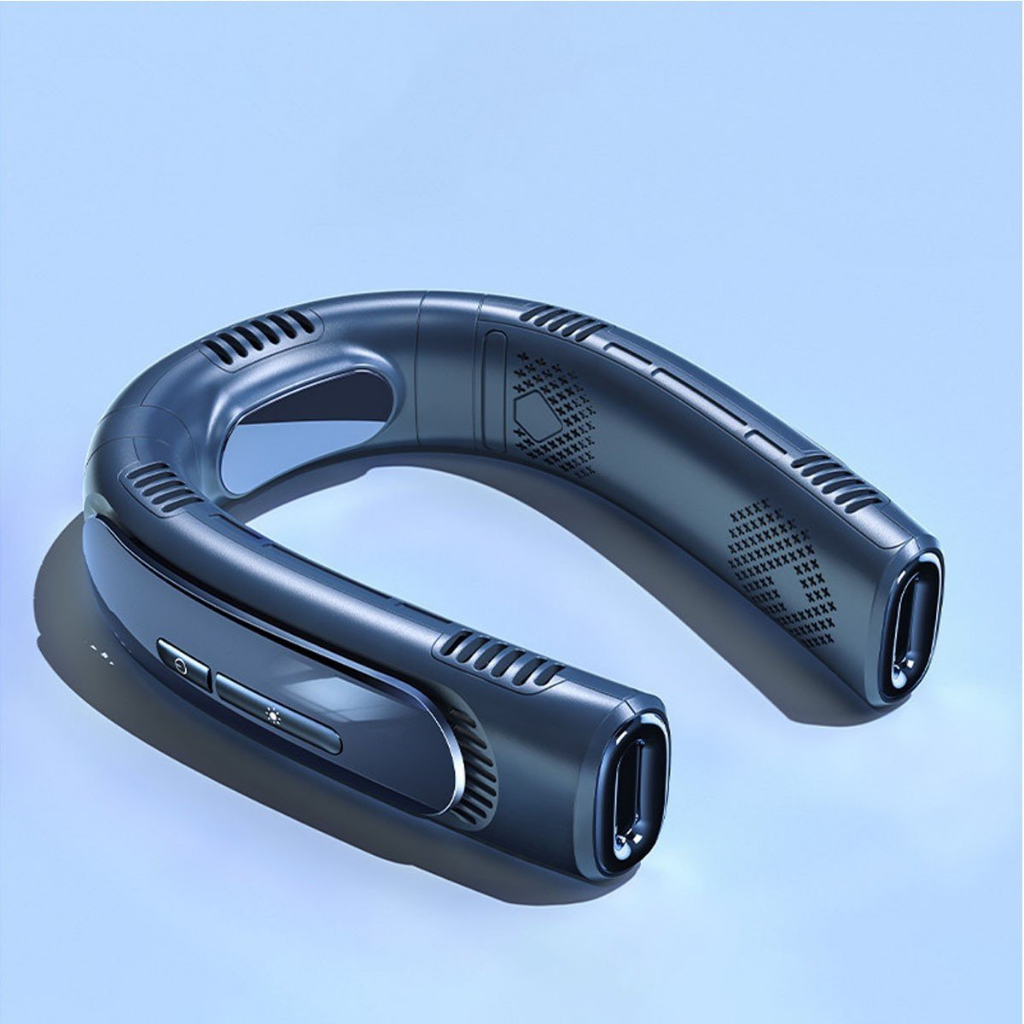 Quạt đeo cổ LALAHOME có chip bán dẫn 4000mAh 5 lõi làm mát nhanh không tiếng ồn, quạt tích rảnh tay 360 độ | BigBuy360 - bigbuy360.vn