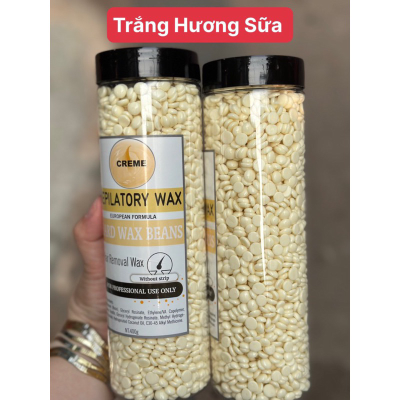 Sáp wax lông hạt đậu HARD WAX BEANS hộp 400g