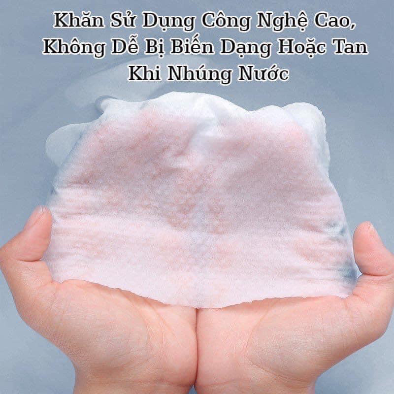 Khăn mặt khô Animerry dùng 1 lần cho khách sỉ, khăn tẩy trang 1 lần