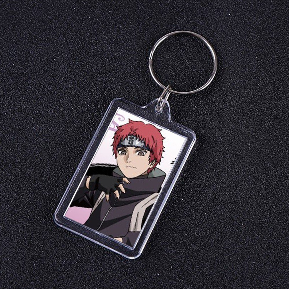 Móc khóa mica IN HÌNH NARUTO ver POP anime chibi xinh xắn dễ thương