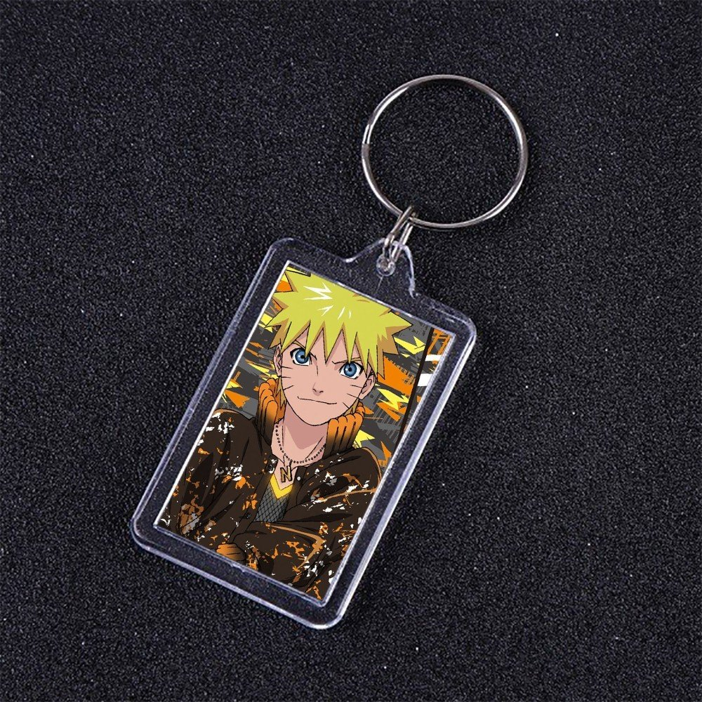 Móc khóa mica IN HÌNH NARUTO ver POP anime chibi xinh xắn dễ thương