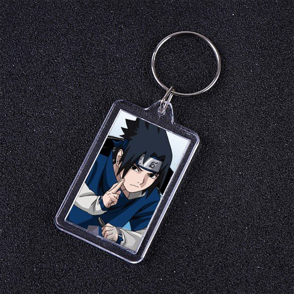 Móc khóa mica IN HÌNH NARUTO ver POP anime chibi xinh xắn dễ thương