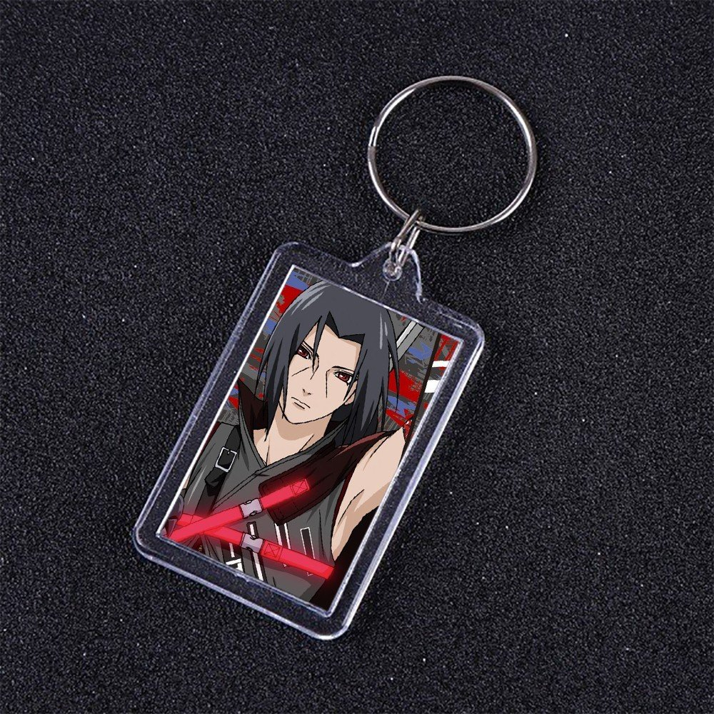 Móc khóa mica IN HÌNH NARUTO ver POP anime chibi xinh xắn dễ thương