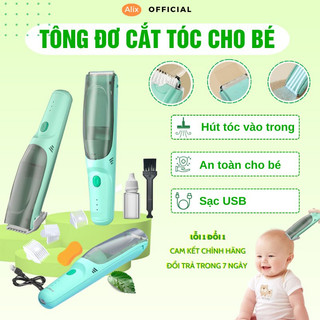 Tông Đơ Cắt Tóc Cho Bé Alix Hút Tóc Tự Động Nhiều Chức Năng Thiết Kế Mới Nhất