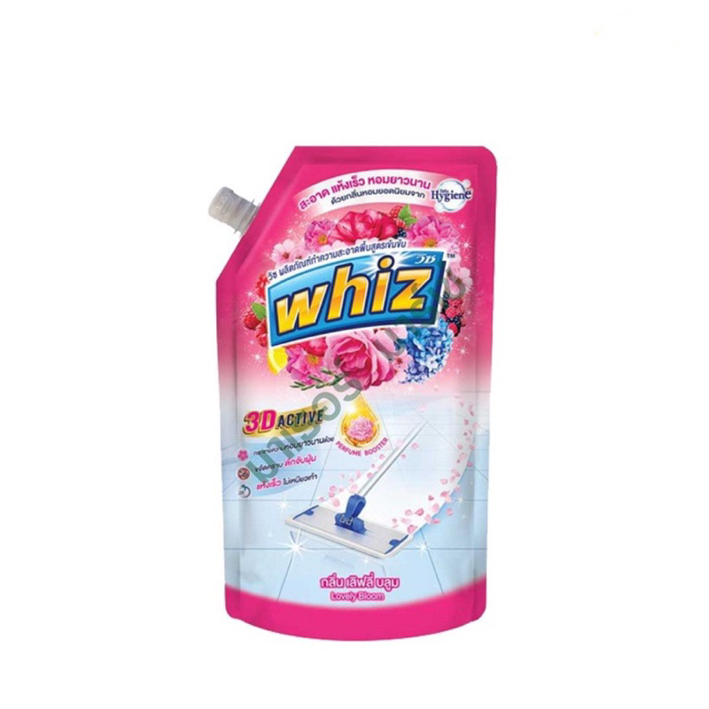 Nước lau sàn Whiz công nghệ 3D mới làm sạch nhà cửa, hương thơm nồng nàn Thái Lan 800ml
