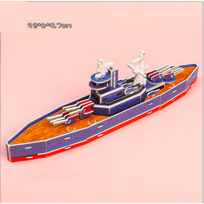 Bộ lắp ghép mô hình 3D bằng giấy hình lâu đài cho bé lovelyhouse LAPGHEPGIAY155