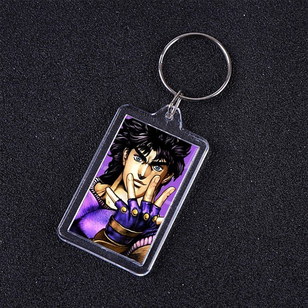 Móc khóa mica IN HÌNH JoJo's Bizarre Adventure Cuộc Phiêu Lưu Bí Ẩn anime chibi xinh xắn dễ thương