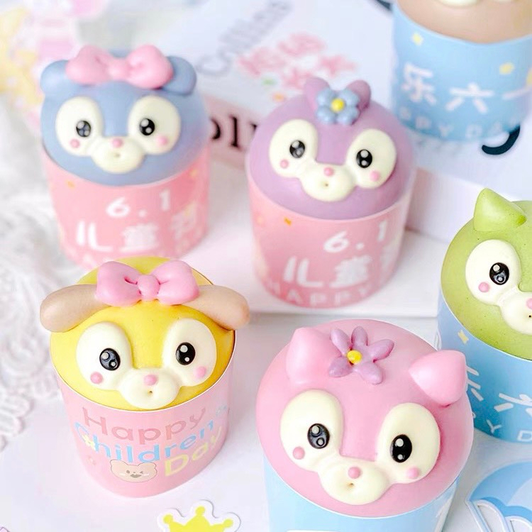 Khuôn làm bánh, tạo hình bánh bao,Bộ khuôn tạo hình chi tiết tạo hình cáo, thỏ, chó, mèo,khuôn tạo hình đất nặn.