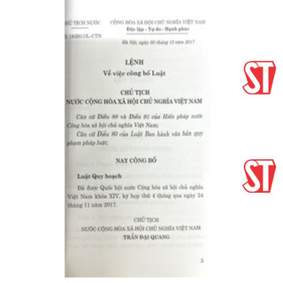 [Sách] Luật quy hoạch