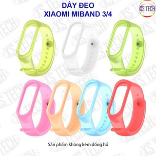 Dây đeo miband nửa trong suốt Xiaomi Miband 3 Xiaomi Miband 4