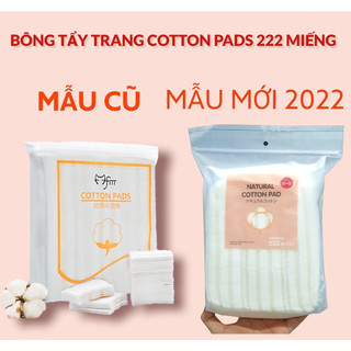 Bông tẩy trang hatsu 222 miếng -bông tẩy trang fm 222 miếng chính hãng
