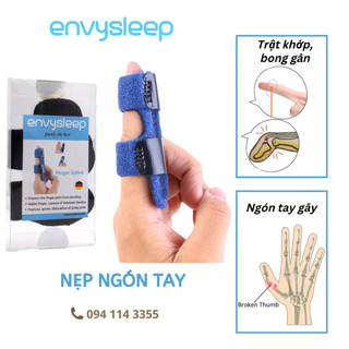 Nẹp ngón tay ENVYSLEEP ngón cái ngón út, cố định trật gân, đứt gân duỗi ngón tay (size trẻ em) - BỘ 1 CÁI